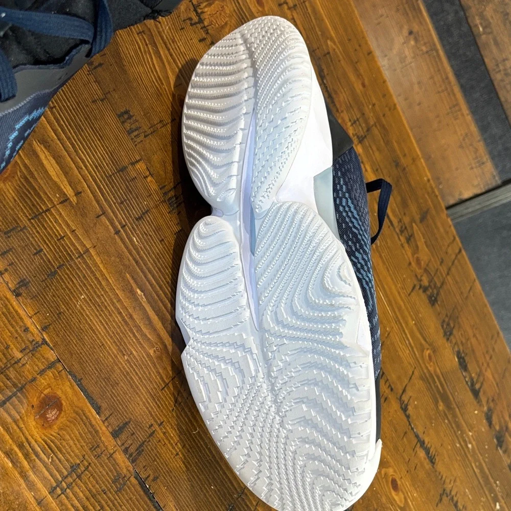 New Adidas Black and Blue Athletic Shoes - Picture 2 of 5